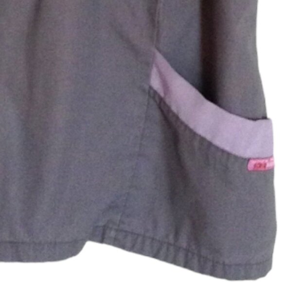 Scrub Lovers Women's Scrub Short Sleeve Top Size XL Medical Uniform Nurse - Picture 7 of 9